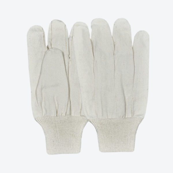 2 Drill Gloves With Knitted Wrist Straight Thumb Style